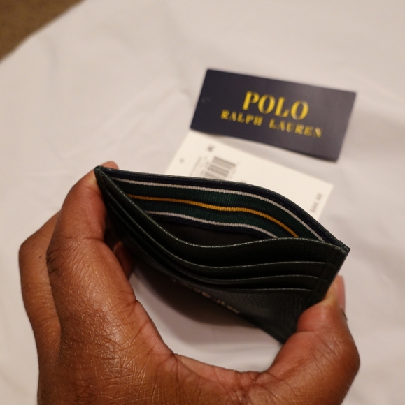 🆕POLO RALPH LAUREN LEATHER 6 CARD SLOT CASE - Picture 3 of 6